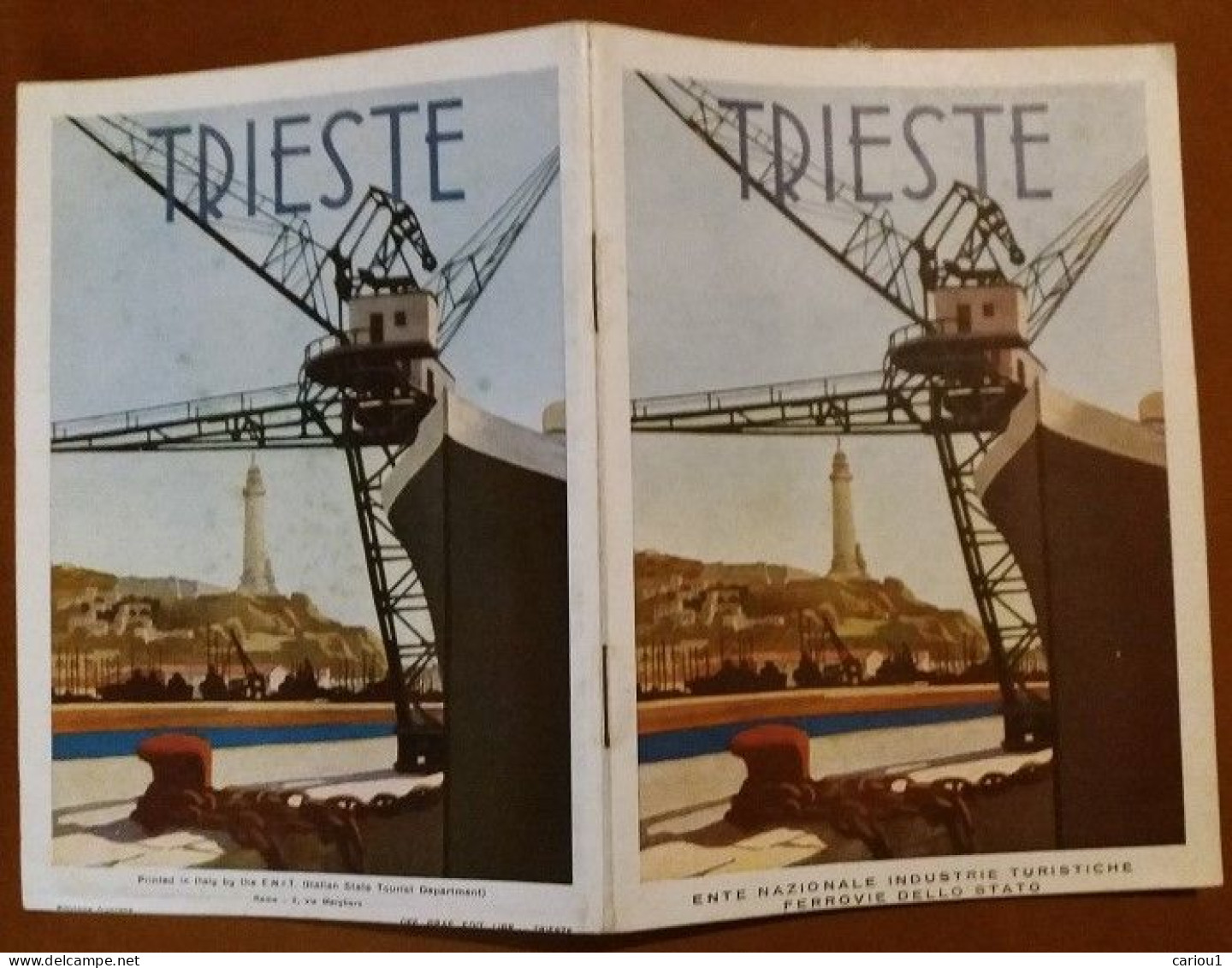 C1 Italie TRIESTE Brochure Touristique ILLUSTREE Annees 30 PORT INCLUS Rare - 1901-1940