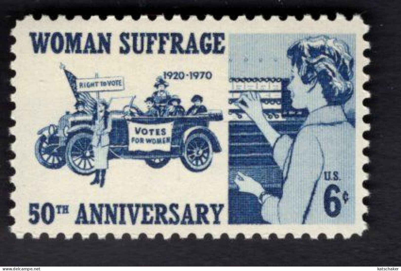 203634564 1970 SCOTT 1406 (XX) POSTFRIS MINT NEVER HINGED   - WOMAN SUFFRAGE - Unused Stamps