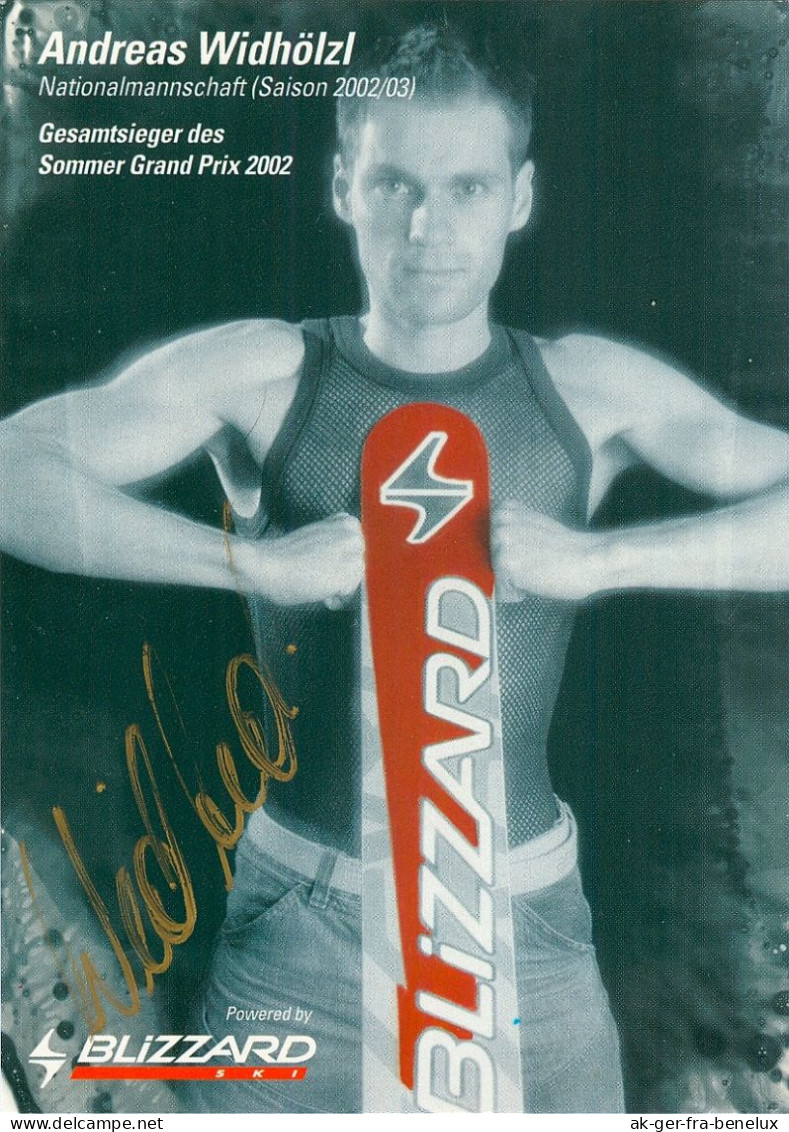 Autogramm AK Skispringer Andreas Swider Widhölzl 02-03 ÖSV St. Johann In Tirol Fieberbrunn Österreich Olympiasieger 2006 - Authographs