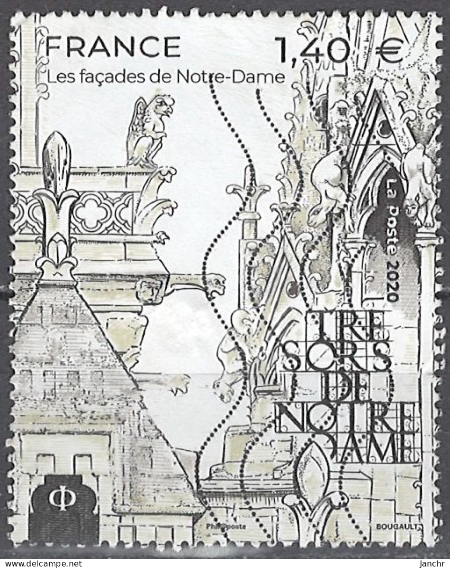 France Frankreich 2020. Mi.Nr. 7636, Used O - Used Stamps