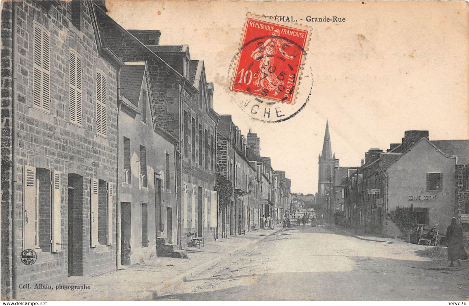 BREHAL - Grande Rue - 1908 - Brehal