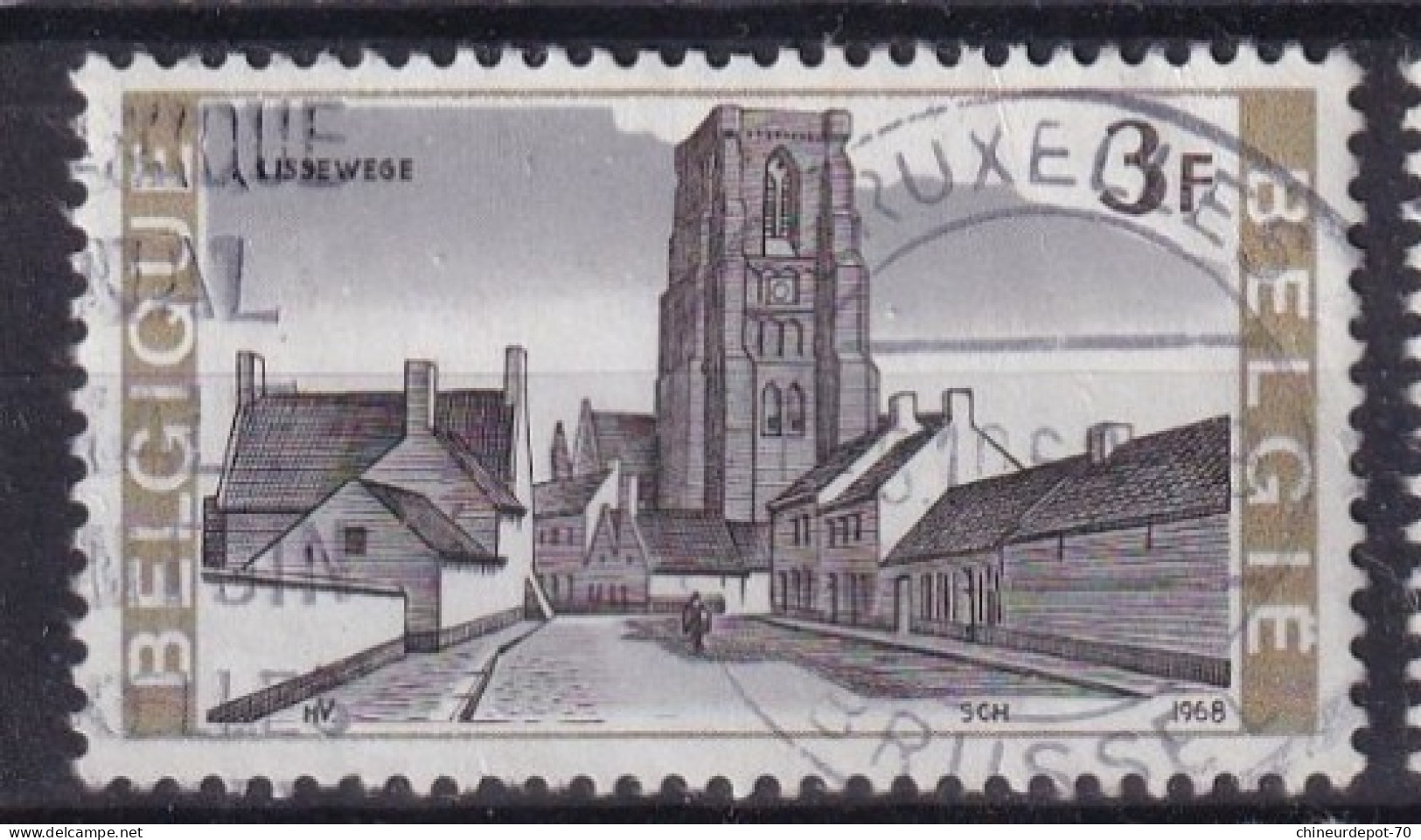 1968 Lissewege Assesse Brussel Bruxelles Liège Dour Limerlé Butgenbach - Usati