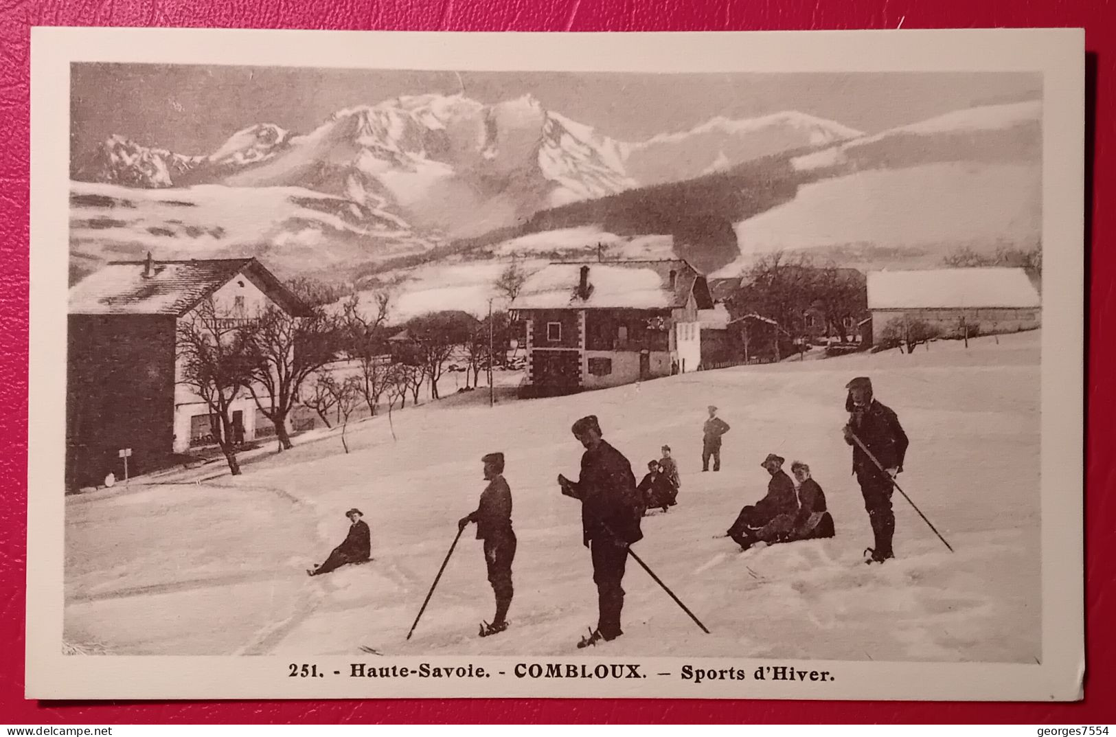 74 -COMBLOUX - SPORT D''HIVER - Combloux