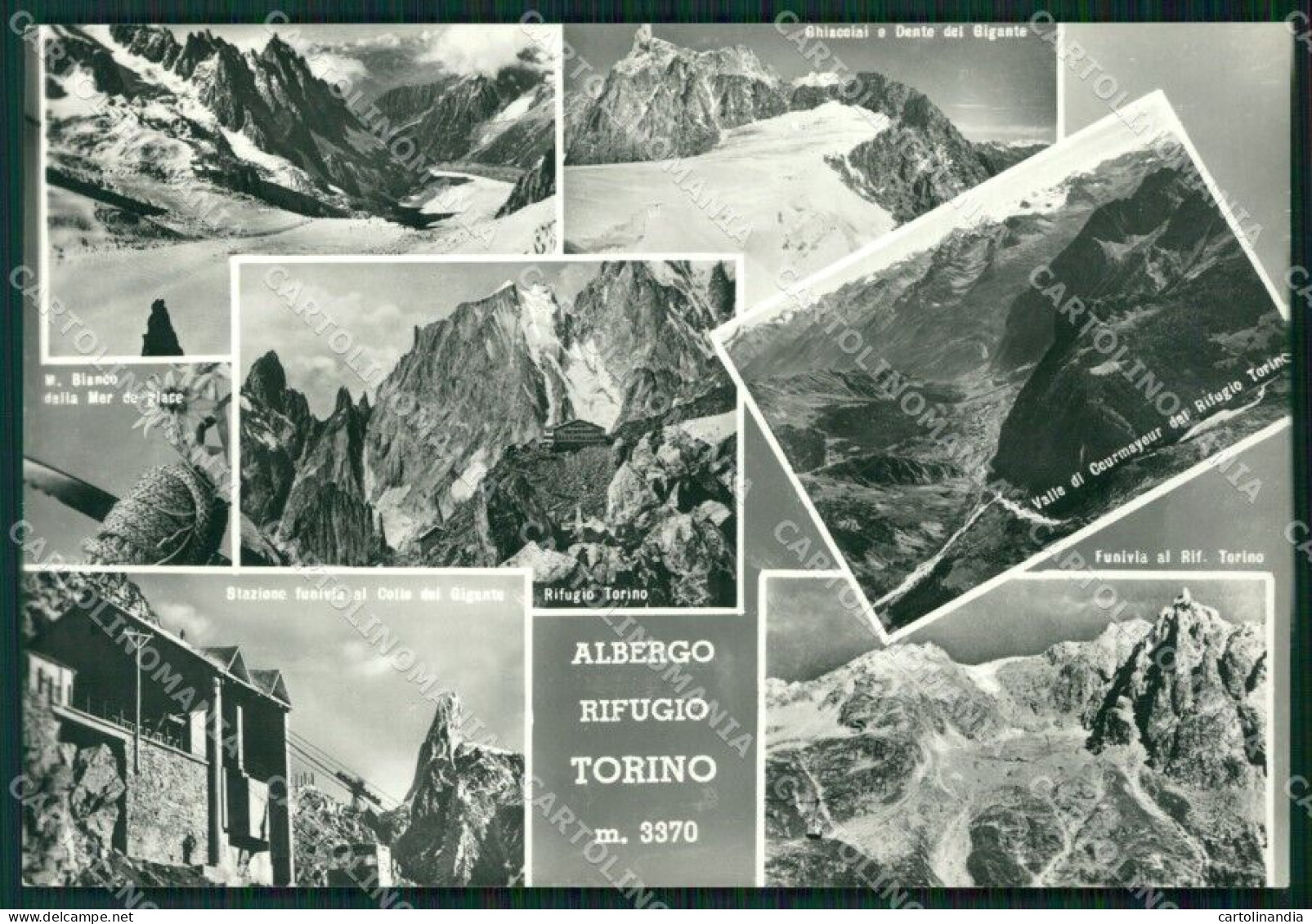 Aosta Courmayeur Rifugio Torino Foto FG Cartolina ZK5769 - Aosta