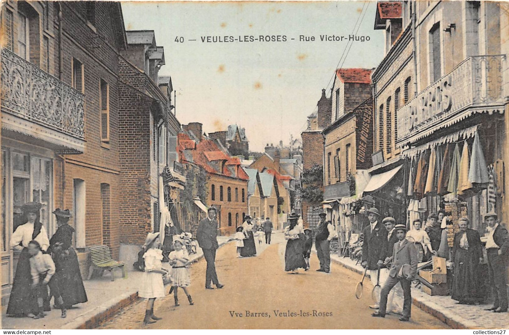 76-VEULES-LES-ROSES- RUE VOCTOR-HUGO - Veules Les Roses