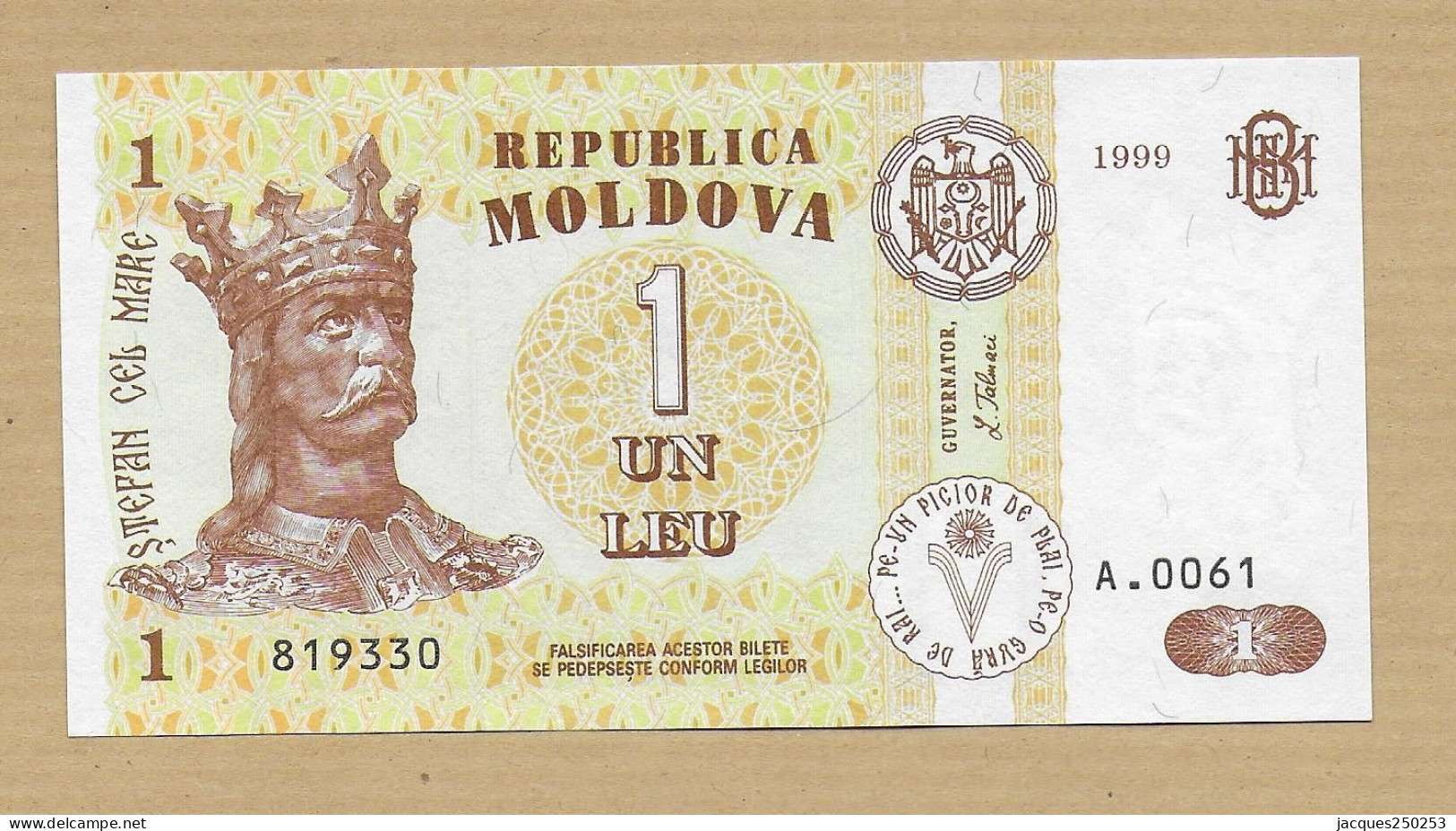 1 LEU 1999 NEUF - Moldavia