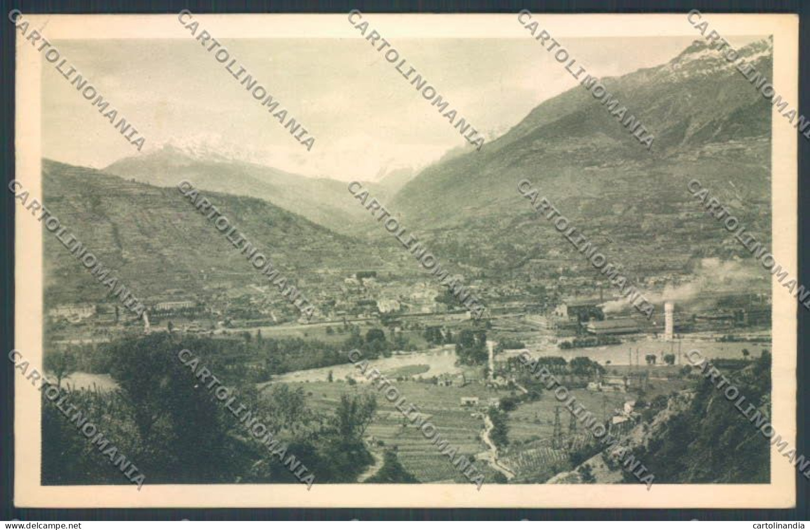 Aosta Città PIEGHINA Cartolina ZQ4447 - Aosta