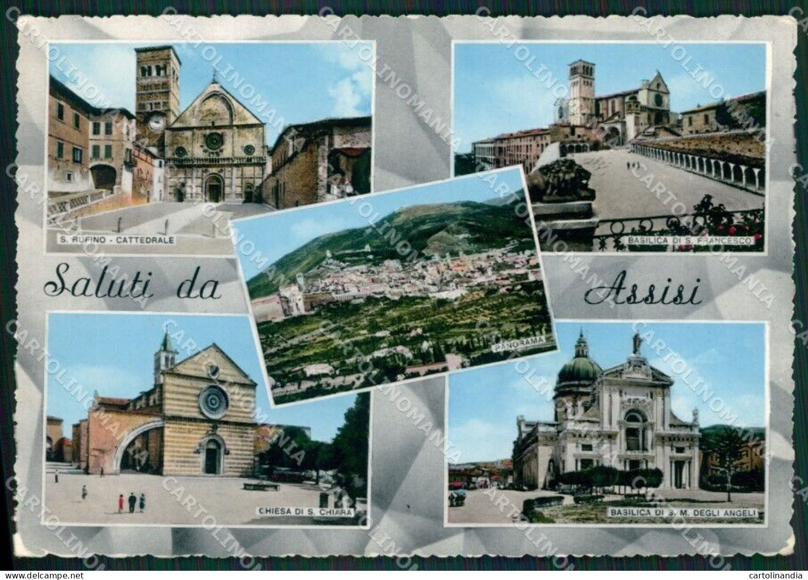 Perugia Assisi Saluti Da Foto FG Cartolina ZK3160 - Perugia