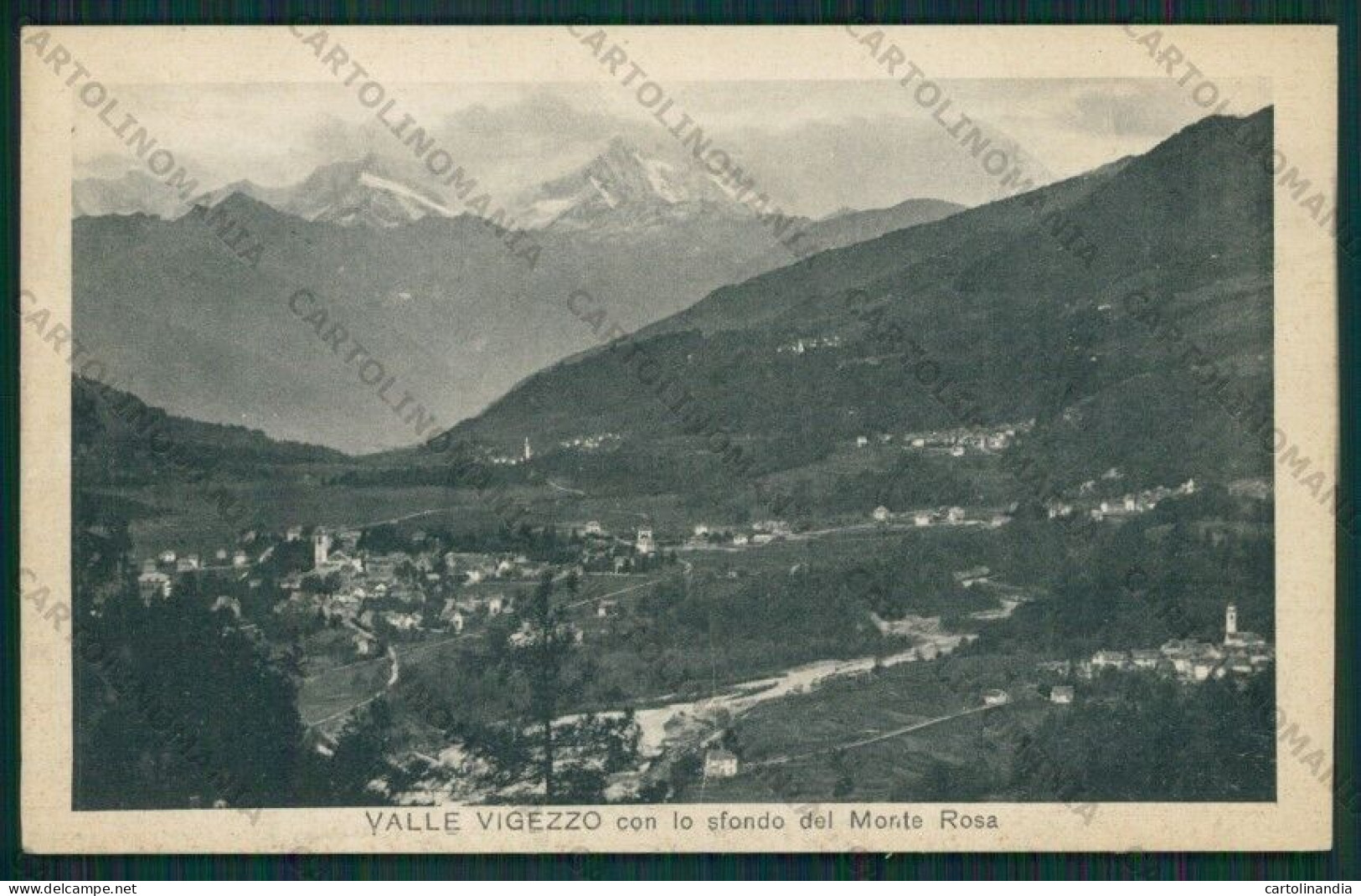 Verbania Valle Vigezzo Monte Rosa Cartolina ZC5865 - Verbania