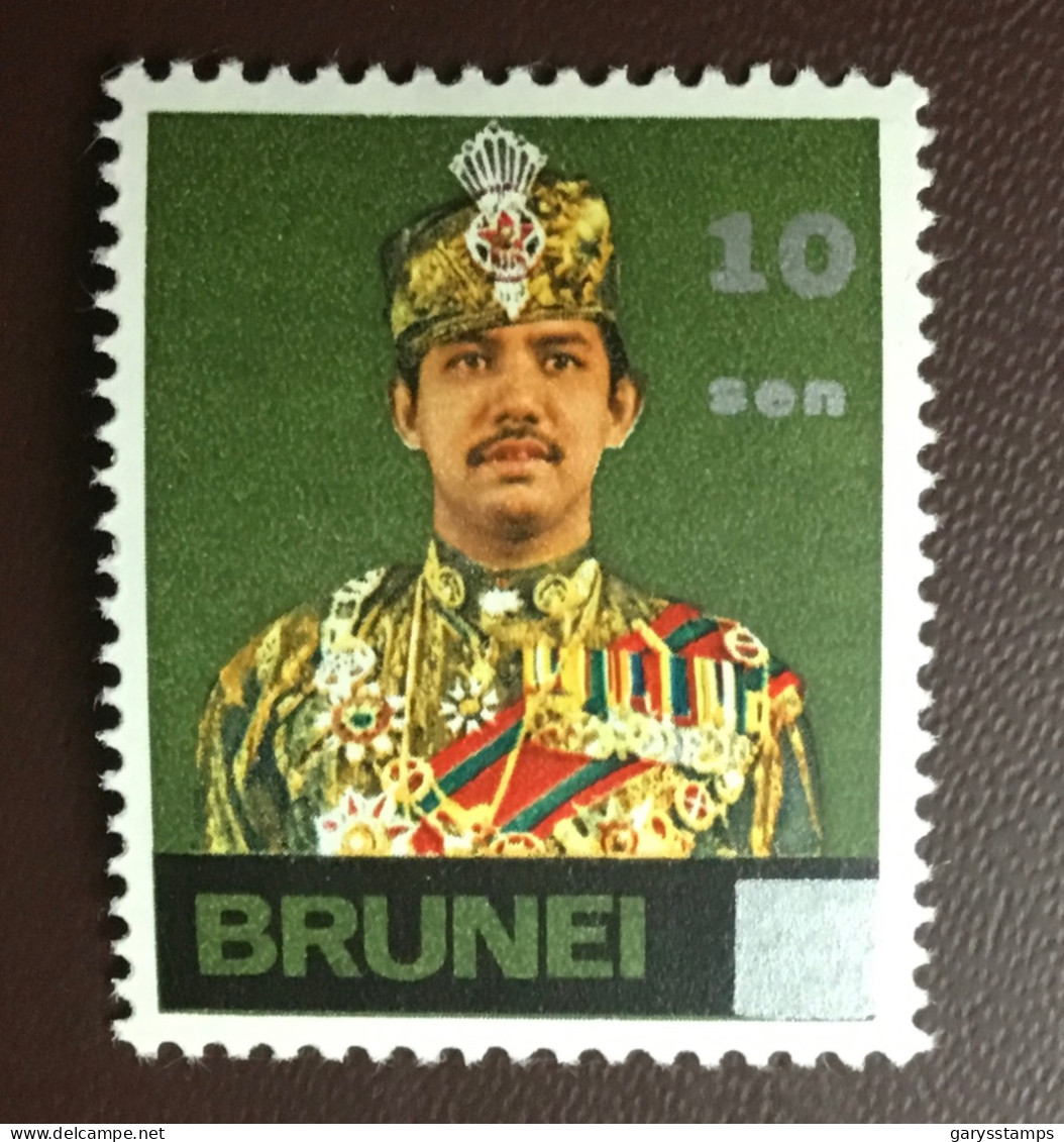 Brunei 1976 10c On 6c Surcharge MNH - Brunei (...-1984)