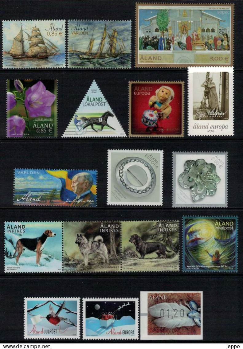 2015 Aland Islands Complete Year Set Mnh. - Ålandinseln