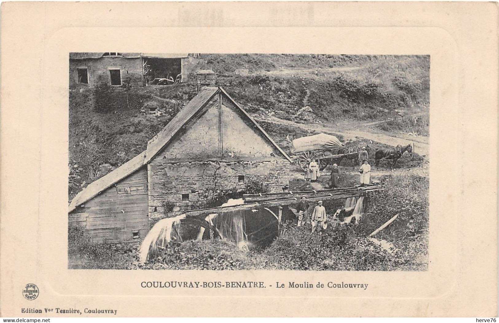 COULOUVRAY BOIS BENATRE - Le Moulin De Coulouvray - 1918 - Autres & Non Classés