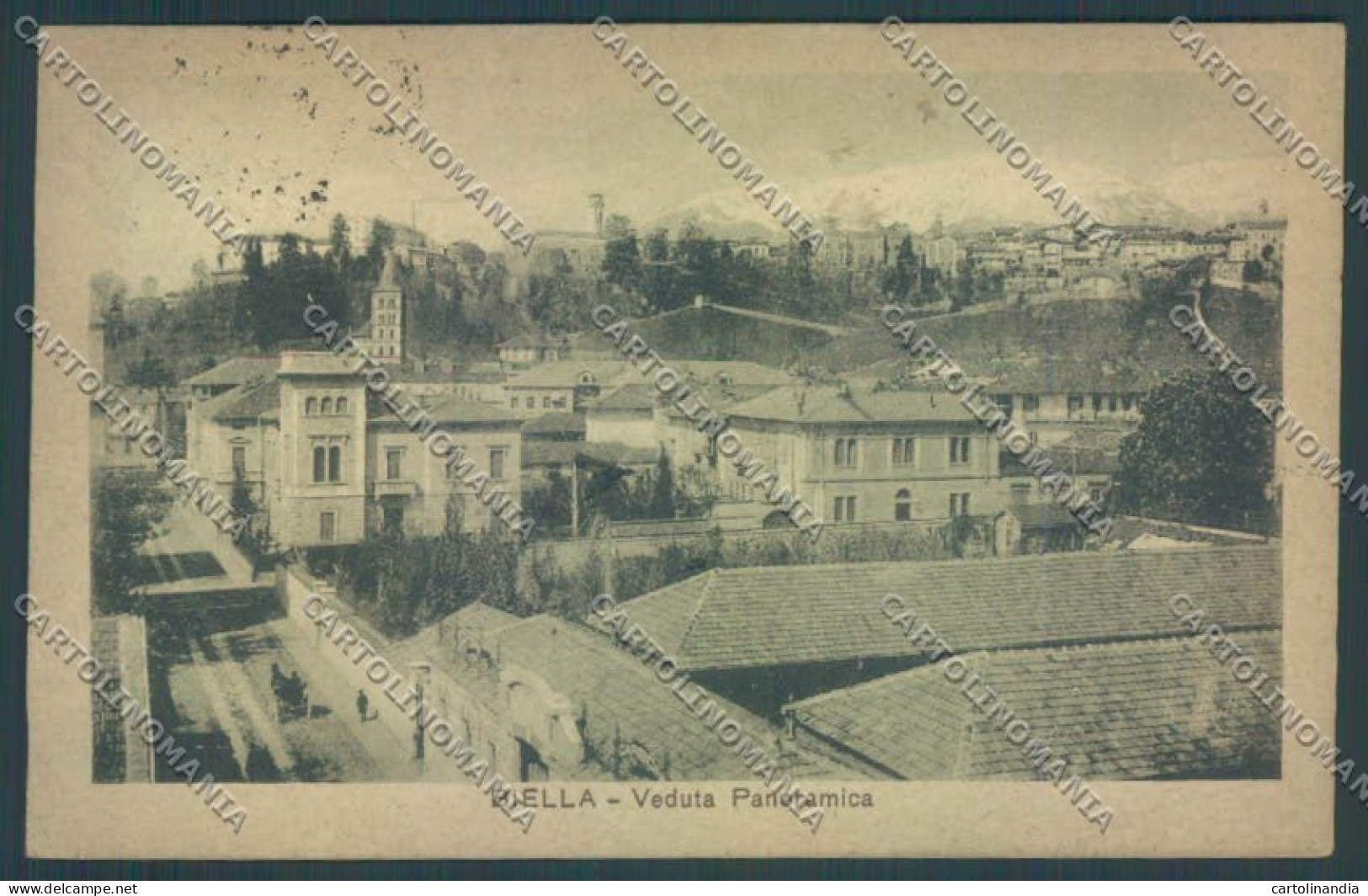 Biella Città PIEGHINA Cartolina ZT5368 - Biella