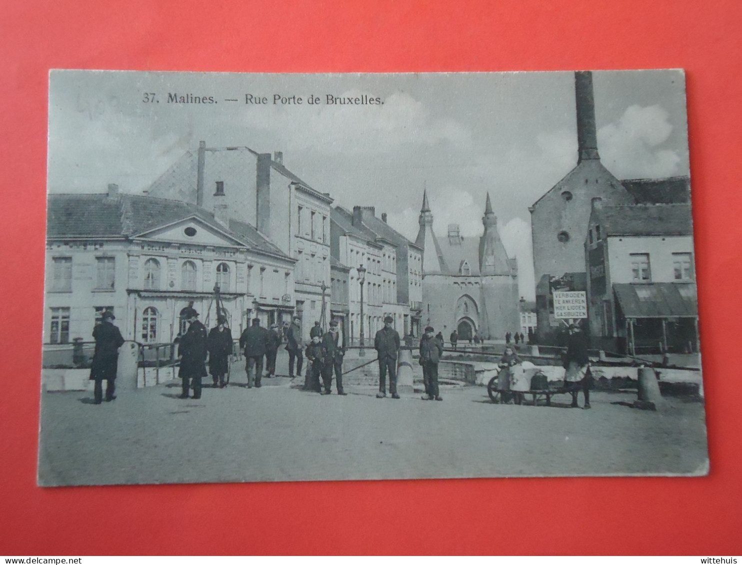 Mechelen - Malines   Rue Porte De Bruxelles   (2scans) - Mechelen