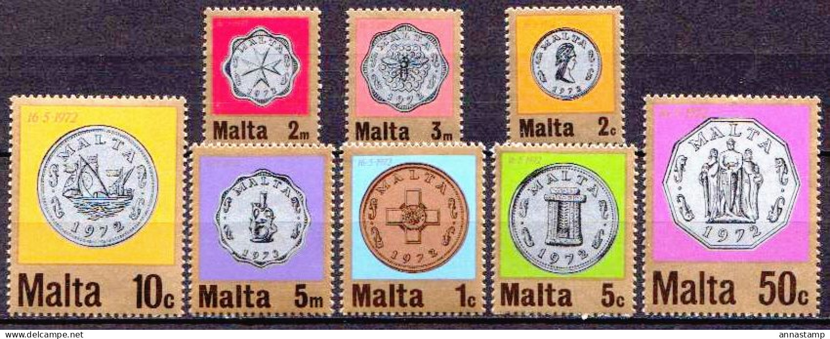 Malta MNH Set - Coins