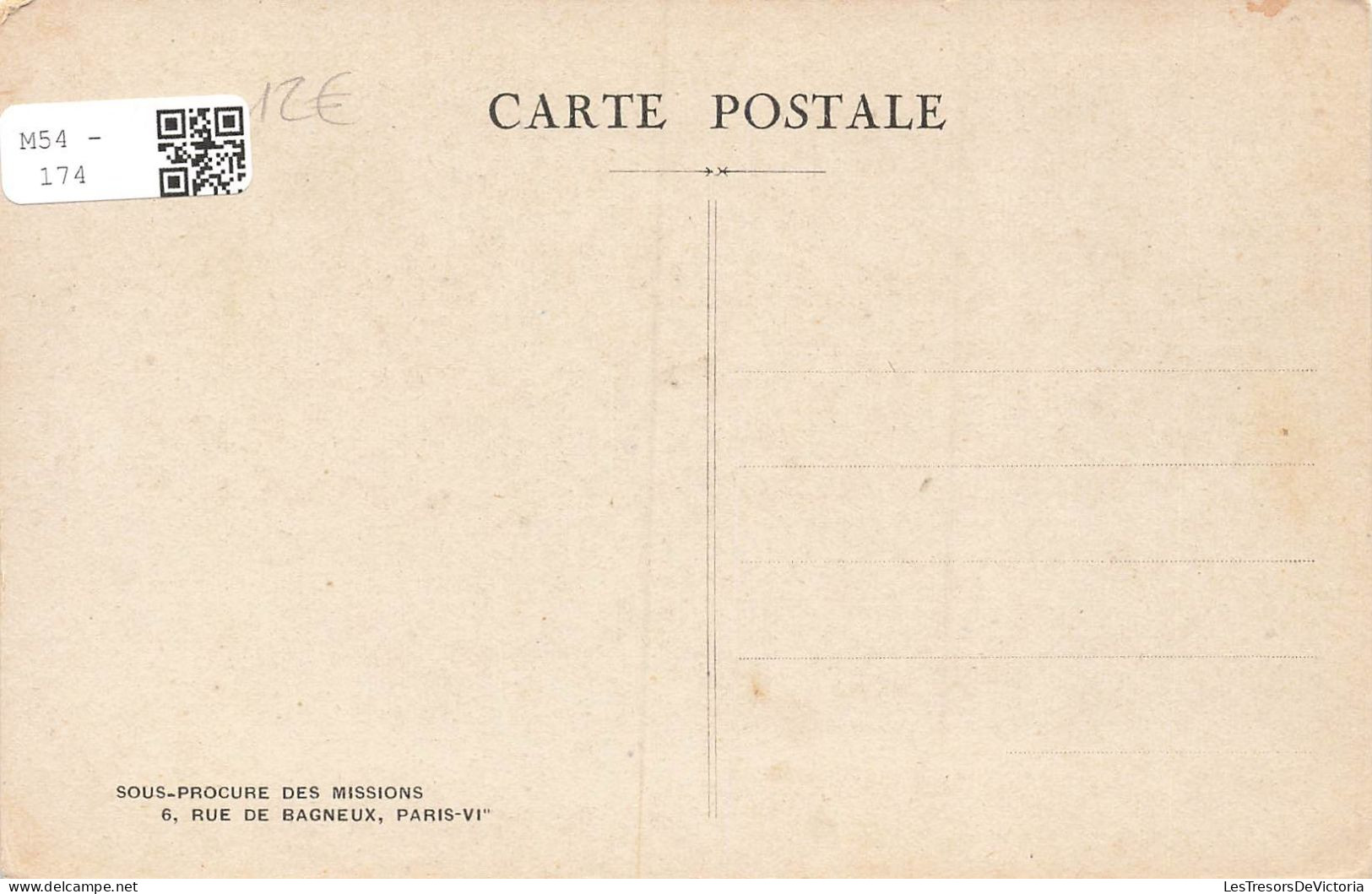 NOUVELLE CALEDONIE - Un Bon Vieux Canaque De Canala - Missions Des Pères Maristes  - Animé - Carte Postale Ancienne - Nouvelle-Calédonie