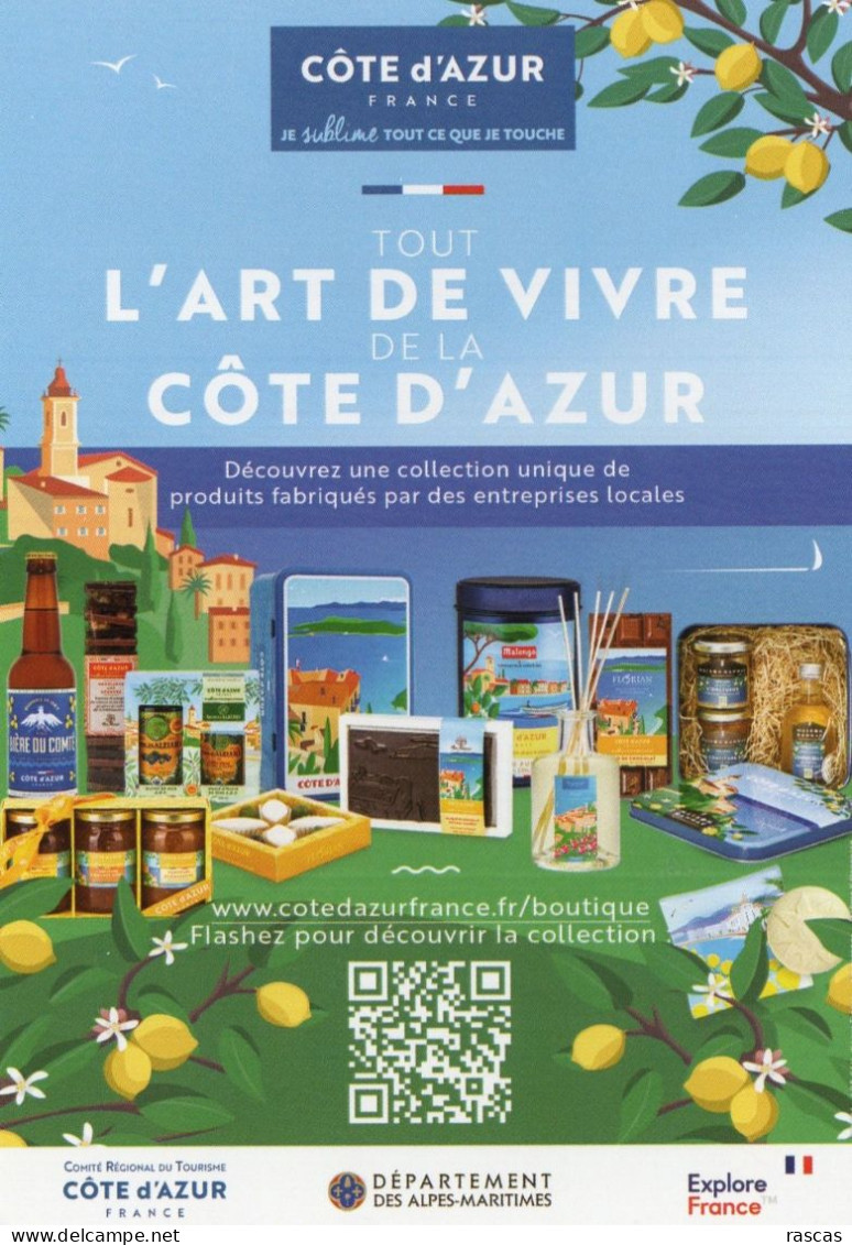 CPM - S - TOUT L'ART DE VIVRE DE LA COTE D'AZUR - Provence-Alpes-Côte D'Azur