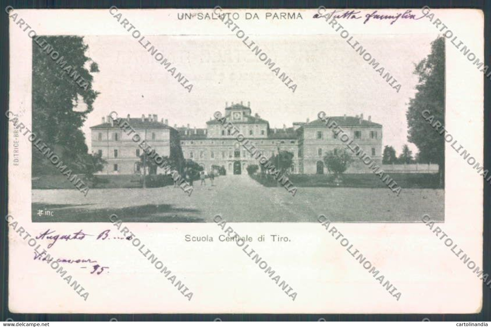 Parma Città Scuola Militare Cartolina ZT2730 - Parma