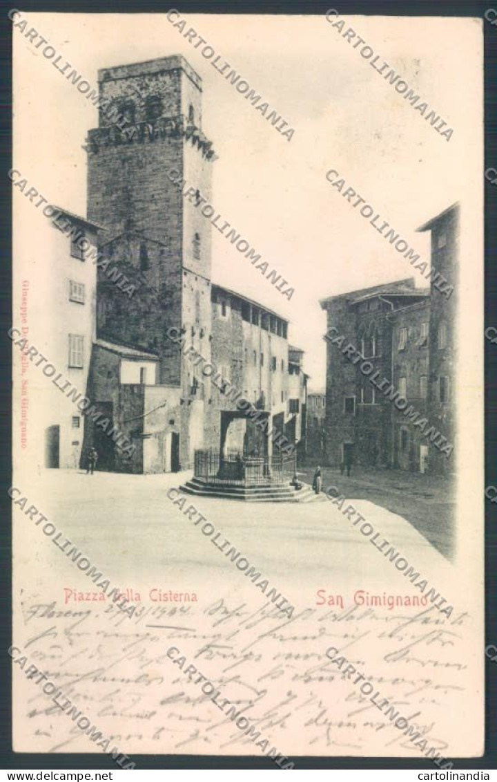 Siena San Gimignano PIEGHINA Cartolina ZG1310 - Siena