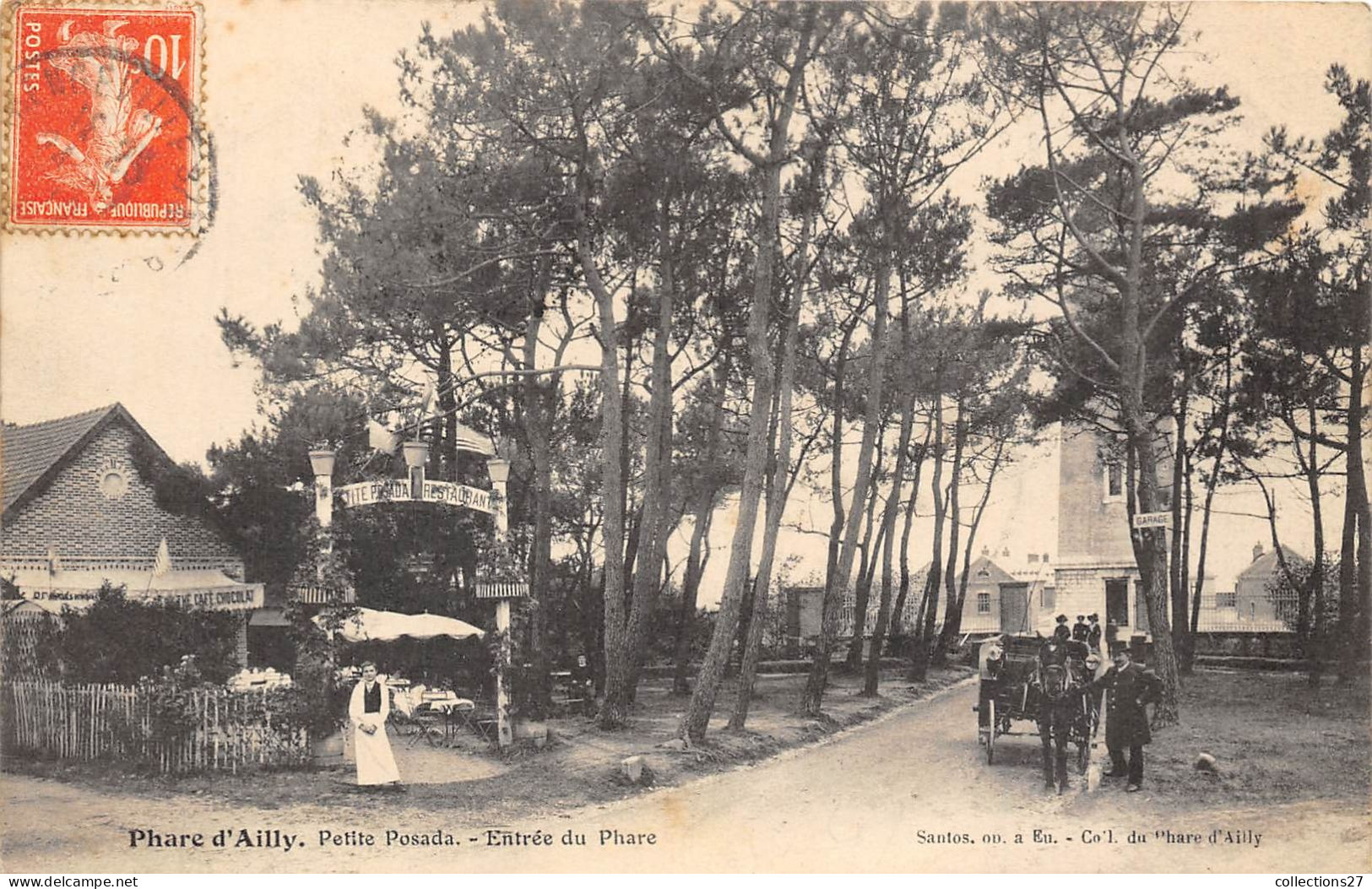 76-SAINTE-MARGUERITE-SUR-MER- PHARE D'AILLY PETITE POSADA ENTREE DU PHARE - Sainte Adresse