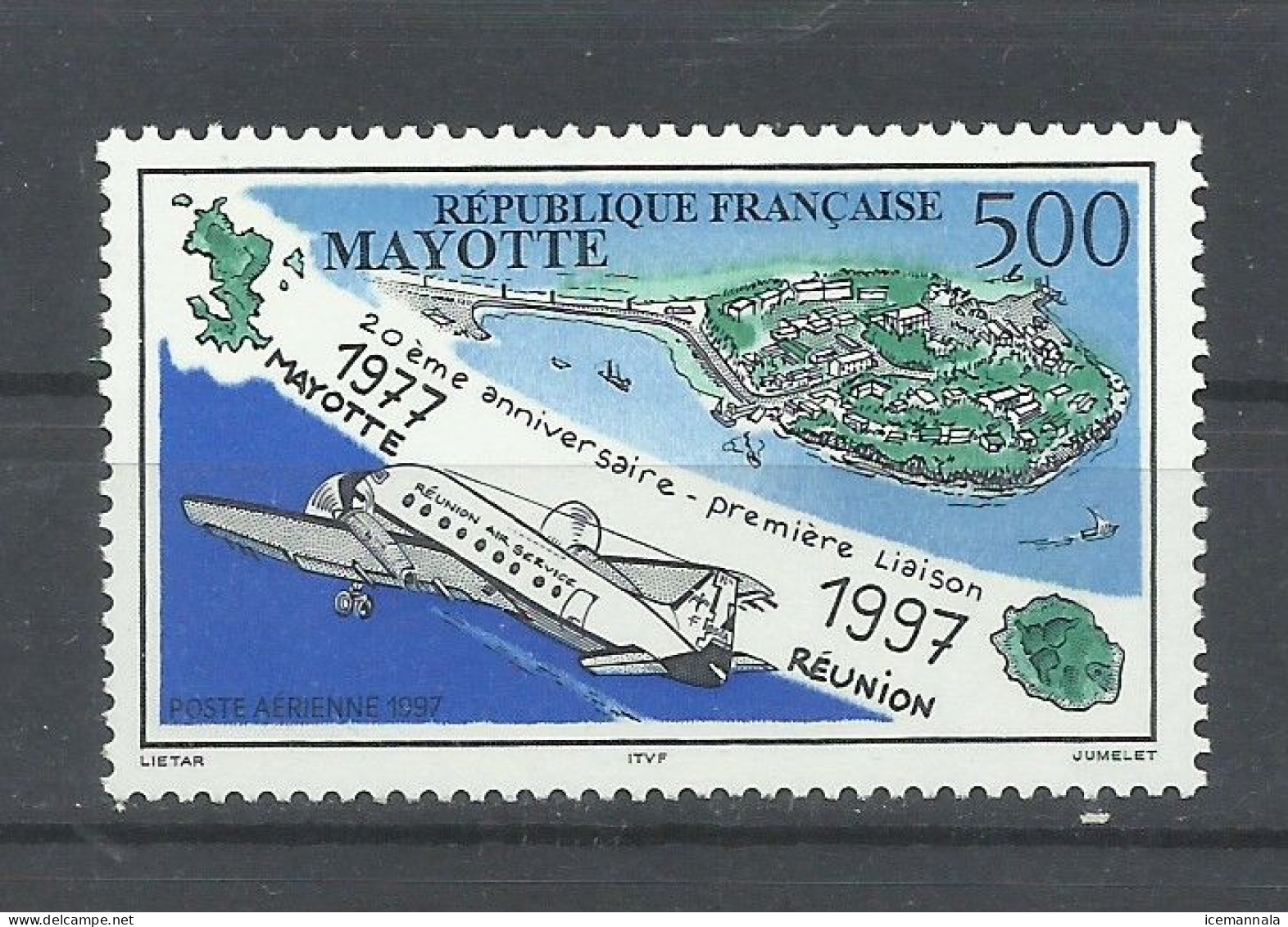 MAYOTE  YVERT  AEREO 2    MNH  ** - Airplanes