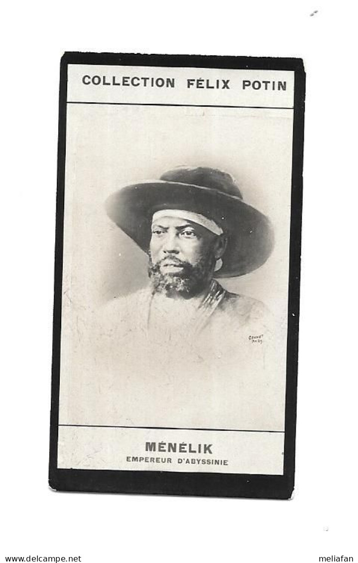 AS81 - IMAGE FELIX POTIN - MENELIK EMPEREUR D'ABYSSINIE - Félix Potin