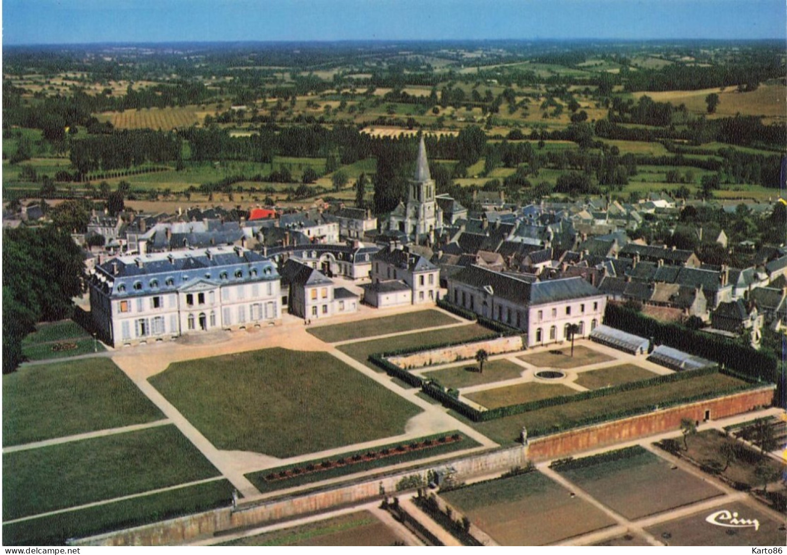 Le Grand Lucé * Vue Générale Aérienne De La Commune - Le Grand Luce