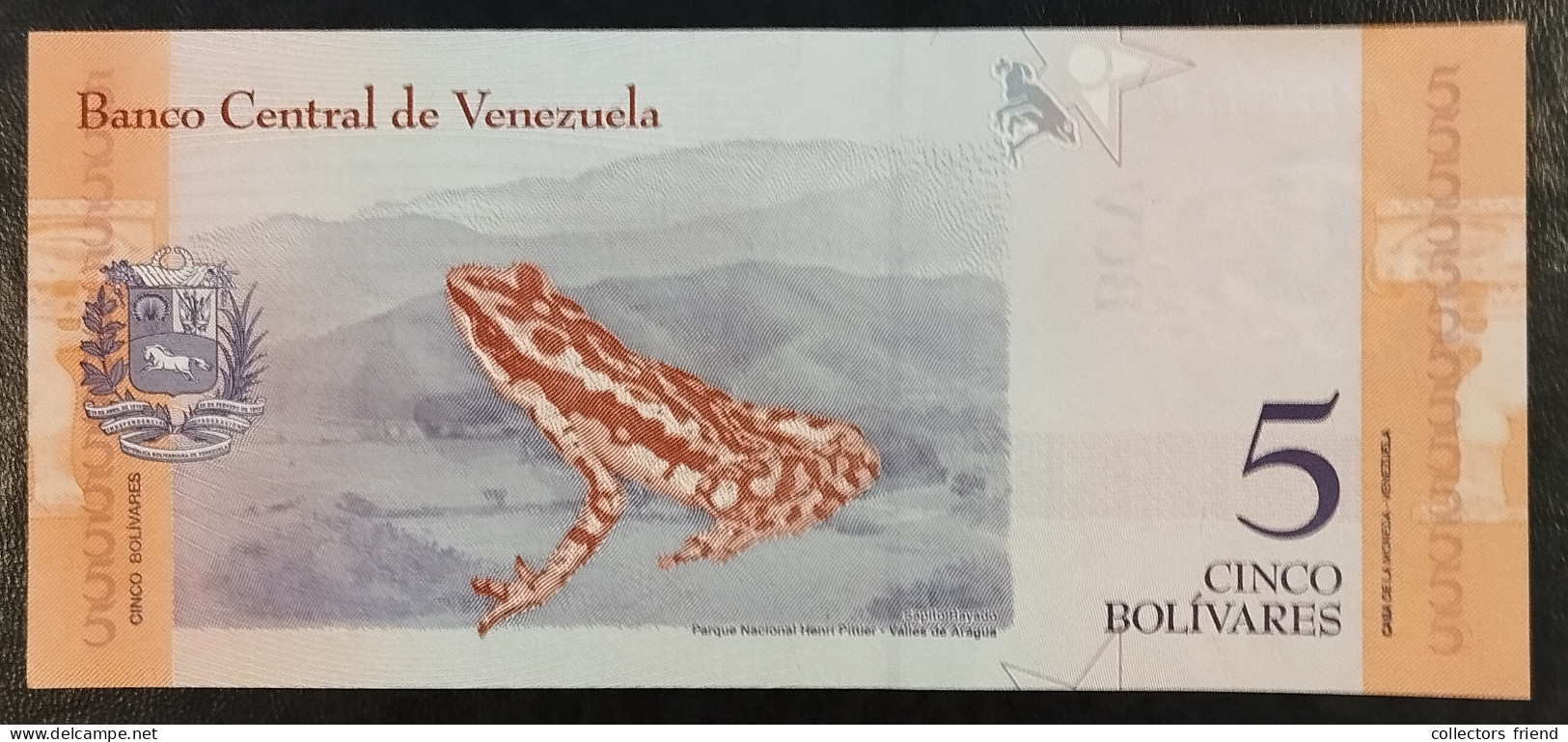 VENEZUELA 5 Bolívares Year 2018 P102 UNC - Venezuela