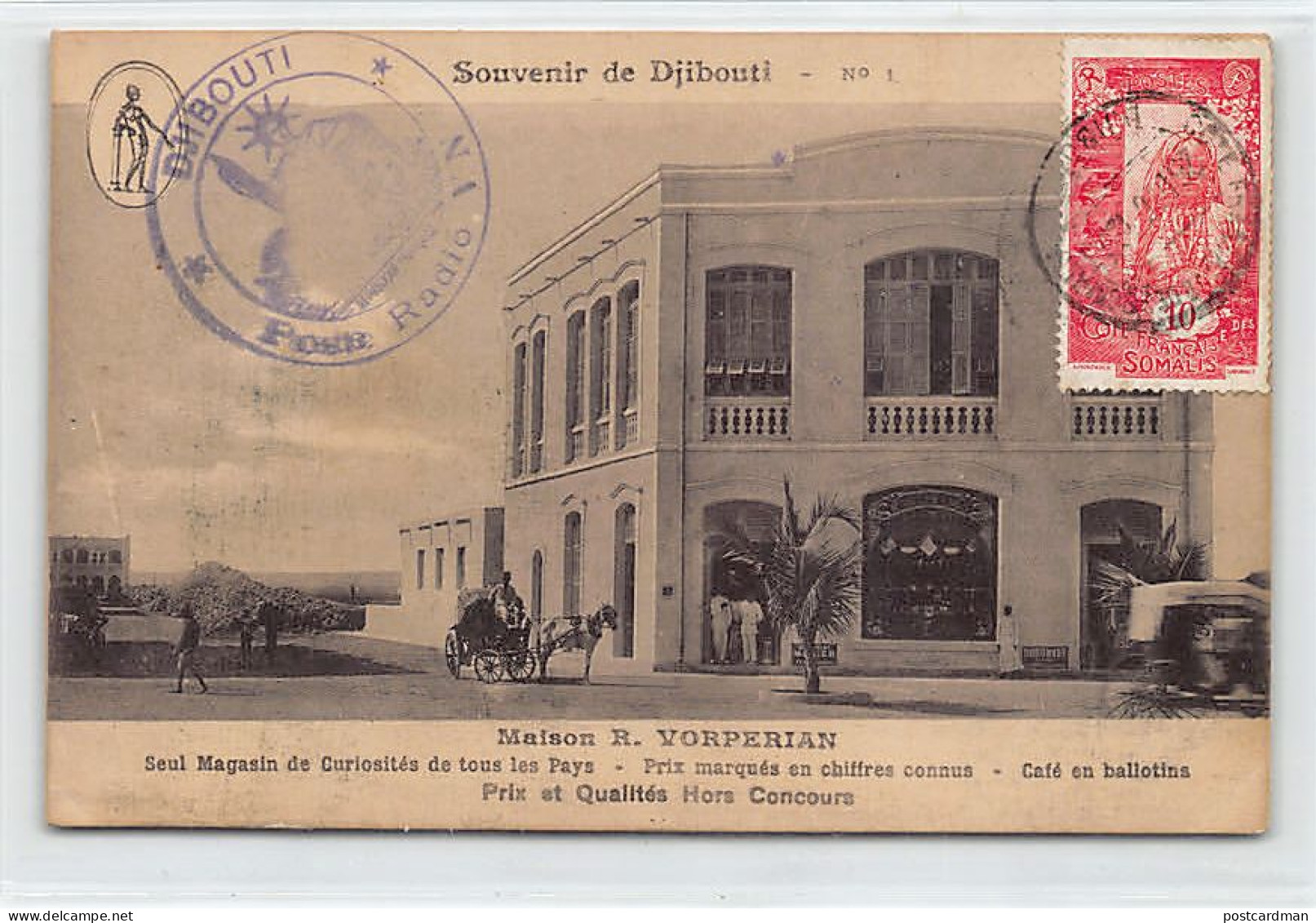 Djibouti - Maison R. Vorepian - Magasin De Curiosités - Ed. Inconnu (R. Vorépian Lui-même Probablement)  - Djibouti