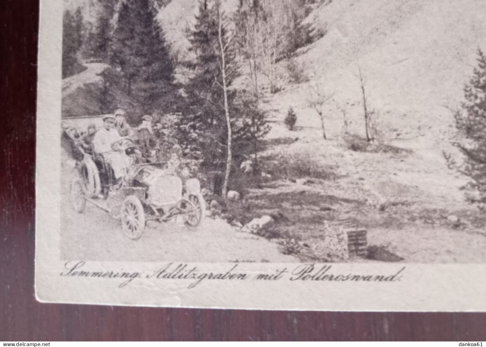 Semmering Adllitzgraben Mit Polleroswand - Semmering