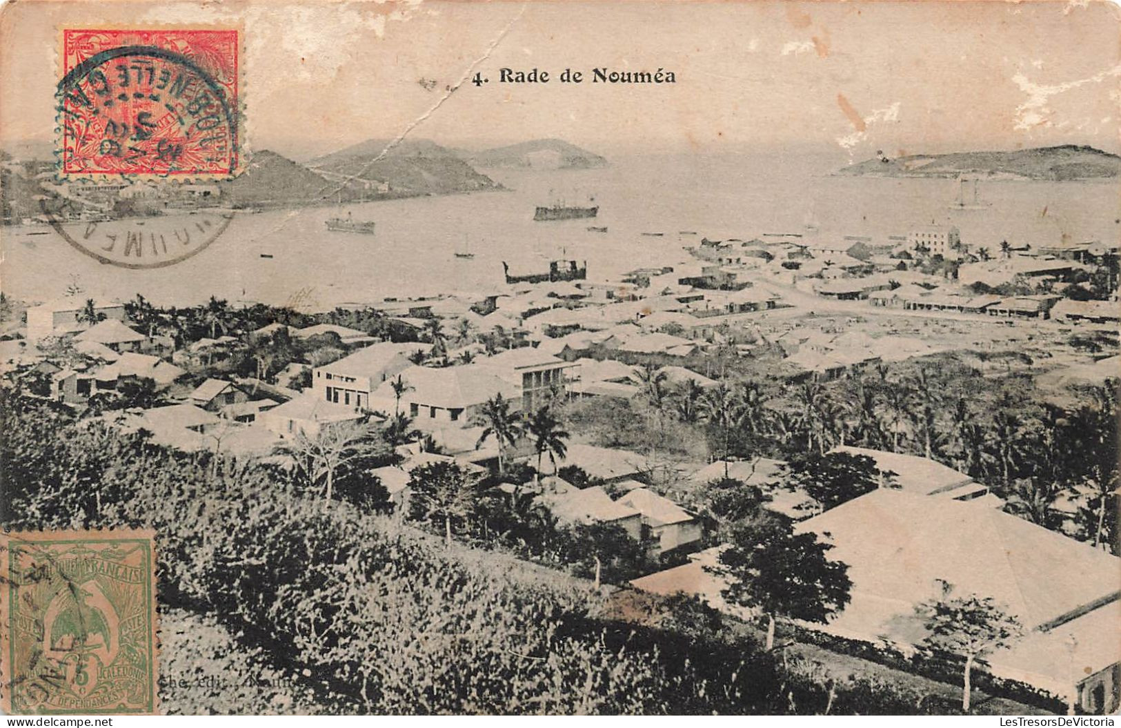 NOUVELLE CALEDONIE - Rade De Nouméa - Carte Postale Ancienne - New Caledonia