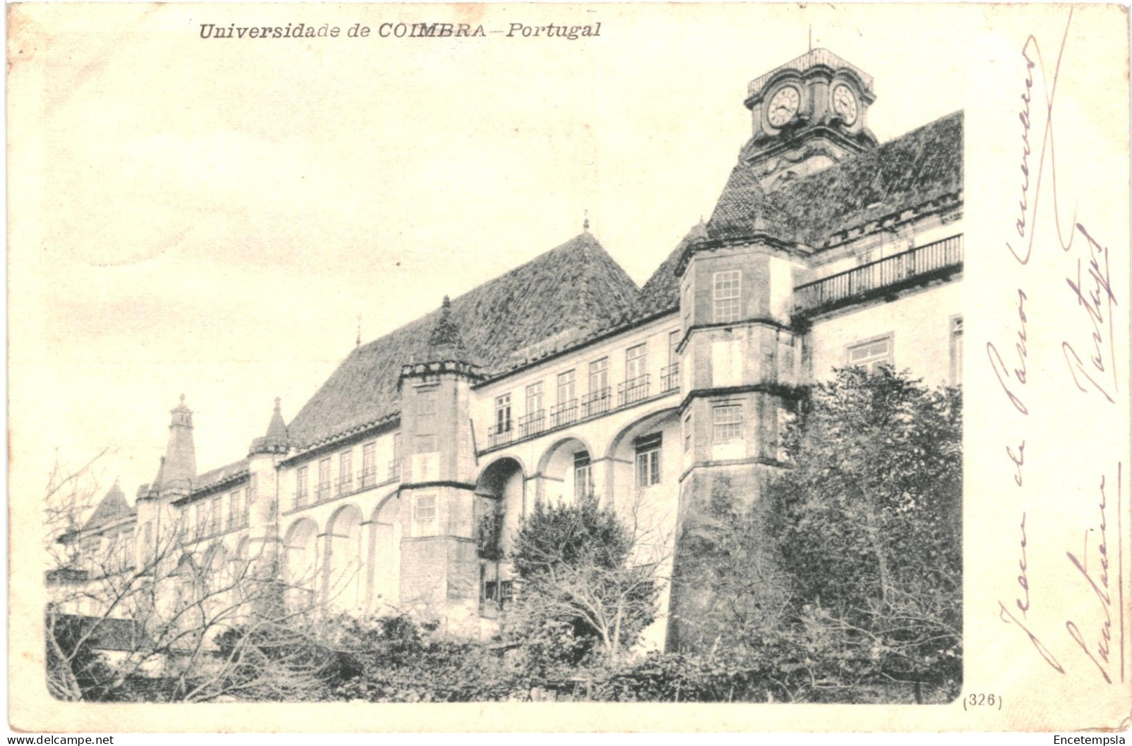 CPA Carte Postale  Portugal Coimbra  Universidade Début 1900 VM79815ok - Coimbra