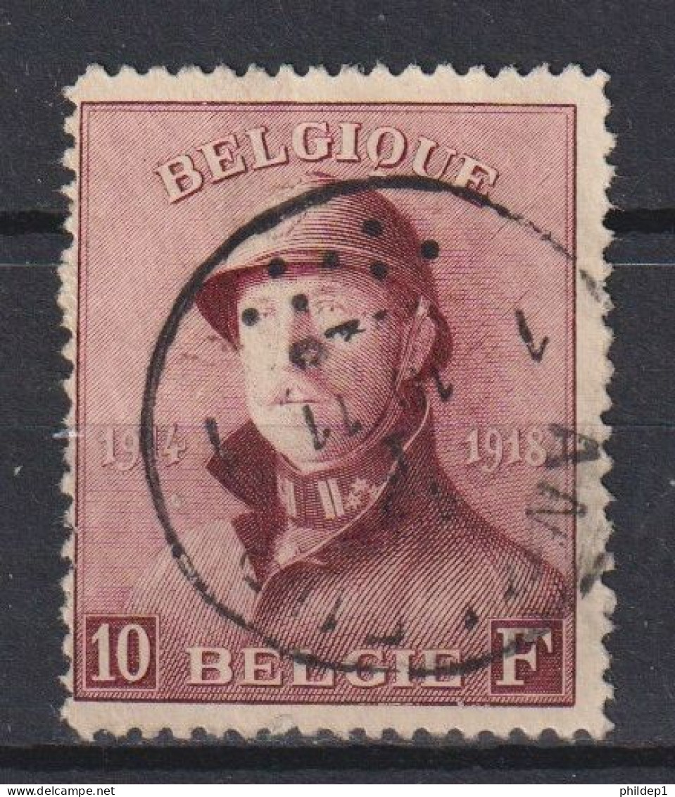Belgique: COB N° 178 Oblitéré. TB !!! - 1919-1920 Behelmter König