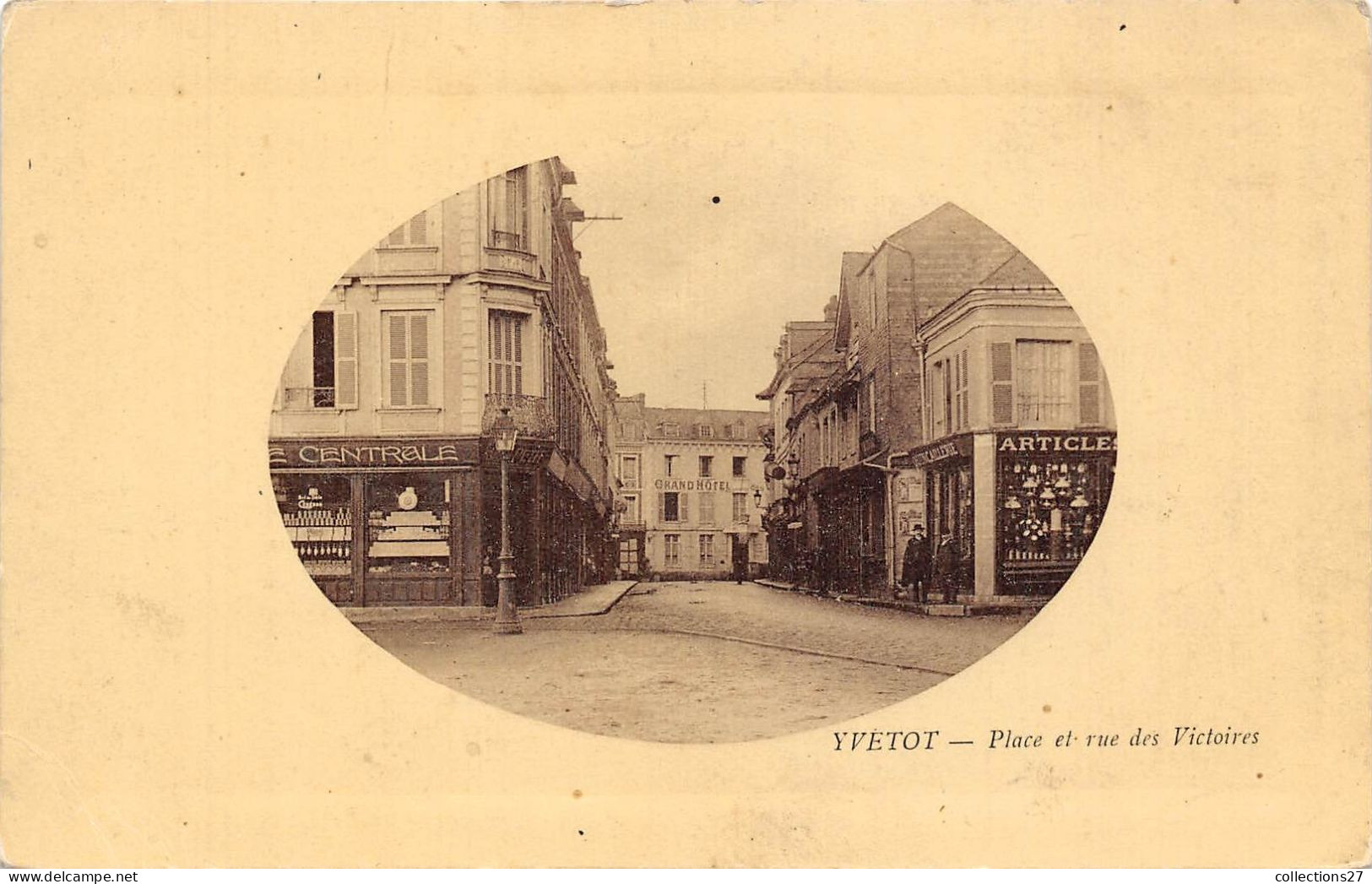 76-YVETOT- PLACE ET RUE DES VICTOIRES - Yvetot