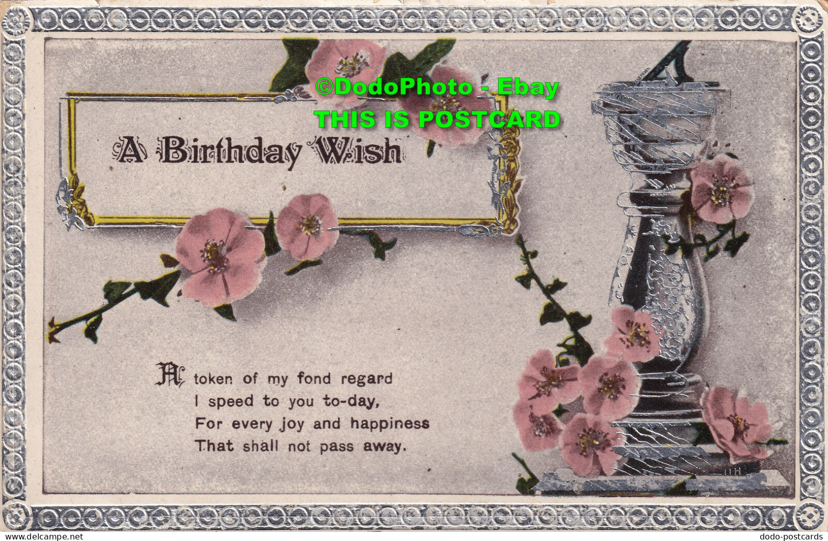 R424197 A Birthday Wish. A Token Of My Fond Regard. 1925 - Monde