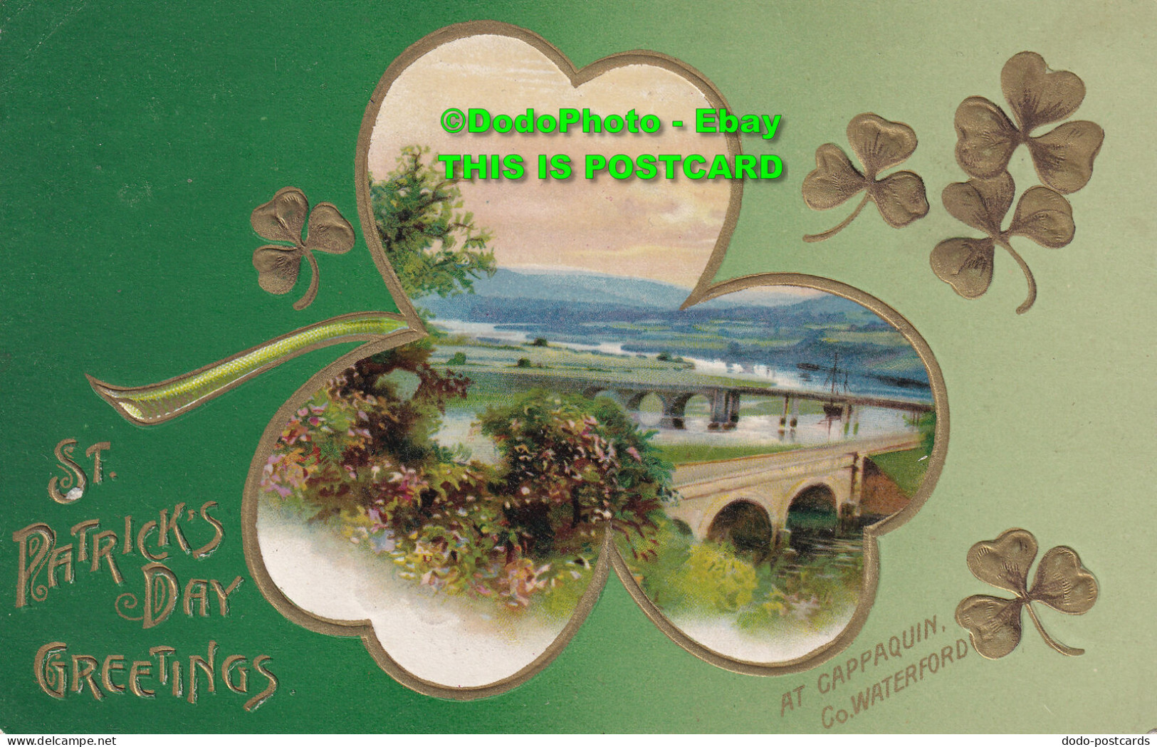 R424198 St. Patrick Day Greetings. At Cappaquin Co. Waterford. Wildt And Kray. S - Monde