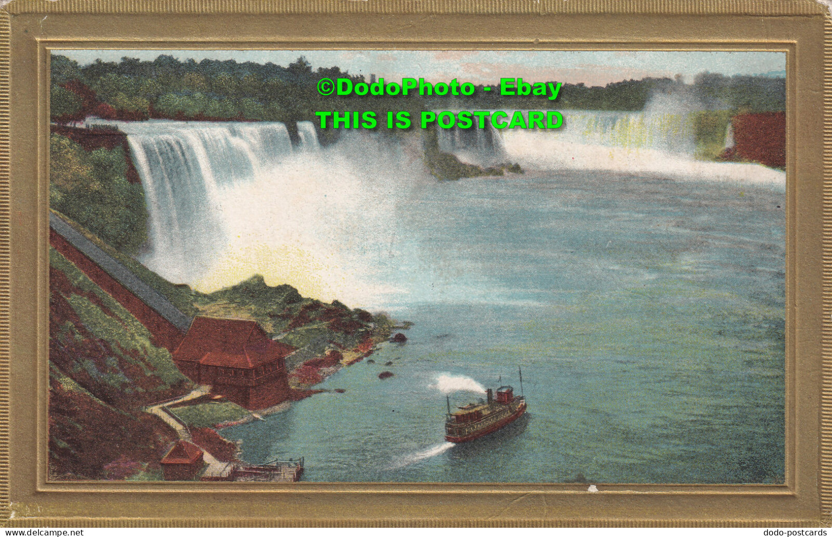 R424205 Painting. Waterfall. The House. Postcard - Monde