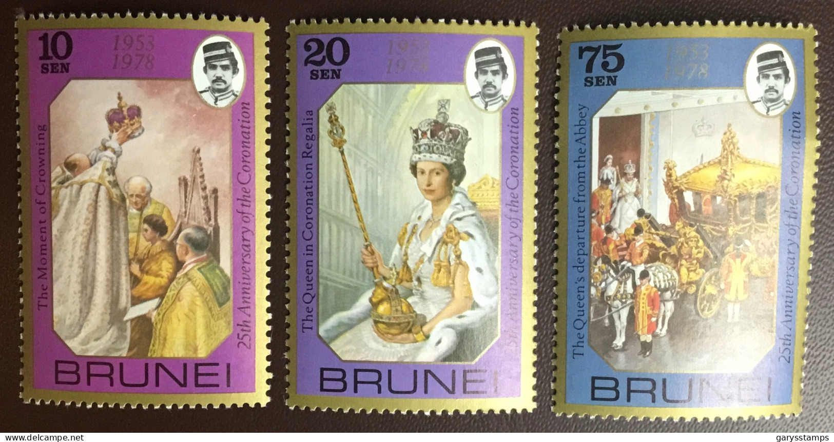 Brunei 1978 Coronation Anniversary MNH - Brunei (...-1984)