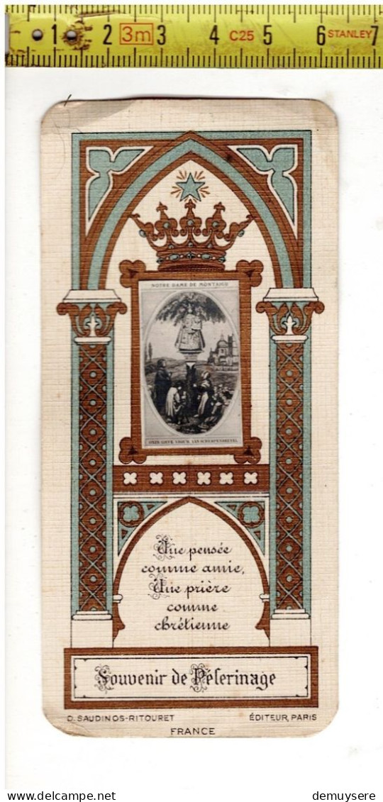 KL 5307 - SOUVENIR DE PÈLERINAGE NOTRE DAME DE MONTAIGU - Santini