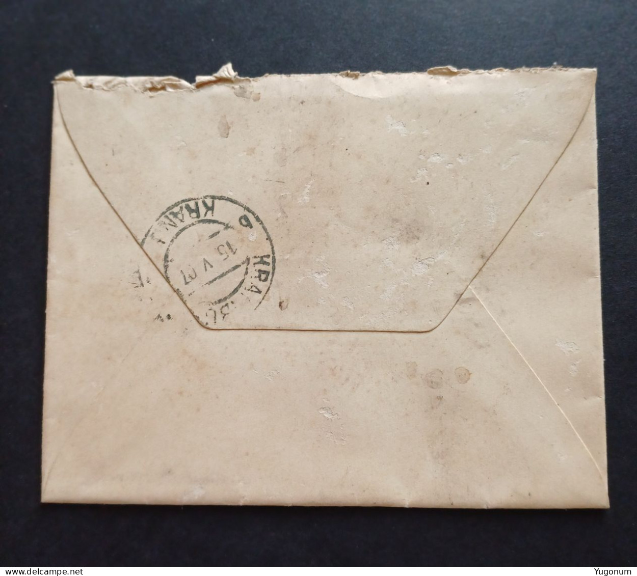 Austria-Hungary Slovenia WWI 1907 Small Letter With Stamp PODNART (No 3076) - Slovénie