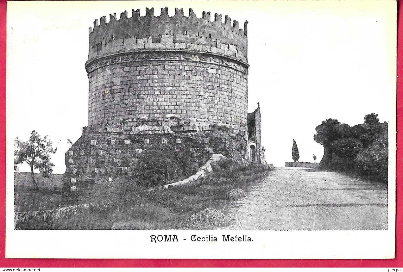 ROMA - TOMBA DI CECILIA METELLA - FORMATO PICCOLO - EDIZ. ORIGINALE ANNI 30 - NUOVA - Andere Monumente & Gebäude