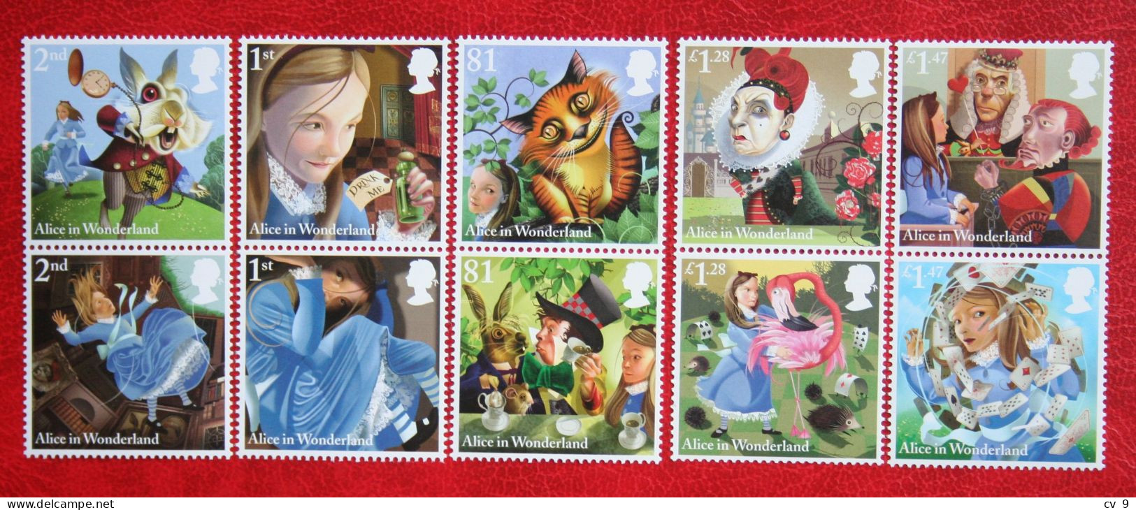 Alice In Wonderland (Mi 3669-3678) 2015 POSTFRIS MNH ** ENGLAND GRANDE-BRETAGNE GB GREAT BRITAIN - Neufs