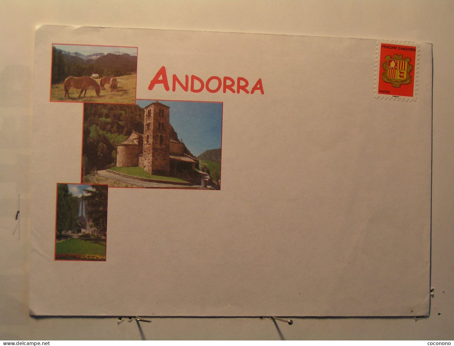 Andorra - Enveloppe Illustrée - Timbre Non Oblitéré - Andorra