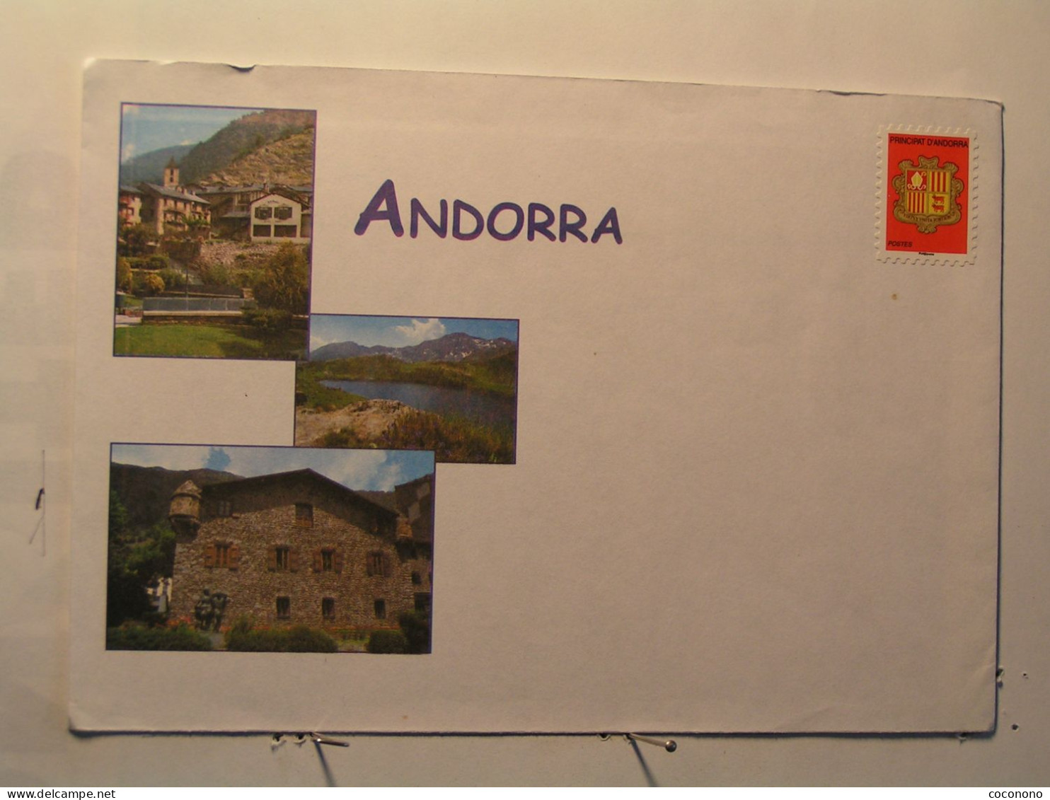 Andorra - Enveloppe Illustrée - Timbre Non Oblitéré - Andorra