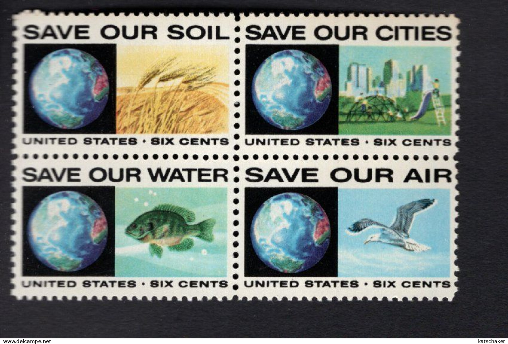 2011780001 1970 SCOTT 1413A (XX) POSTFRIS MINT NEVER HINGED  - ( 1413 1412 1411 1410 ) - ANTI POLLUTION ISSUE - Unused Stamps