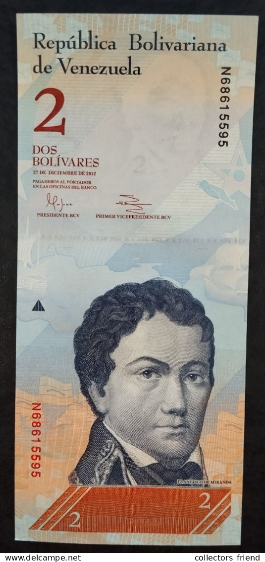 VENEZUELA 2 Bolívares Year 2012 P88e UNC - Venezuela