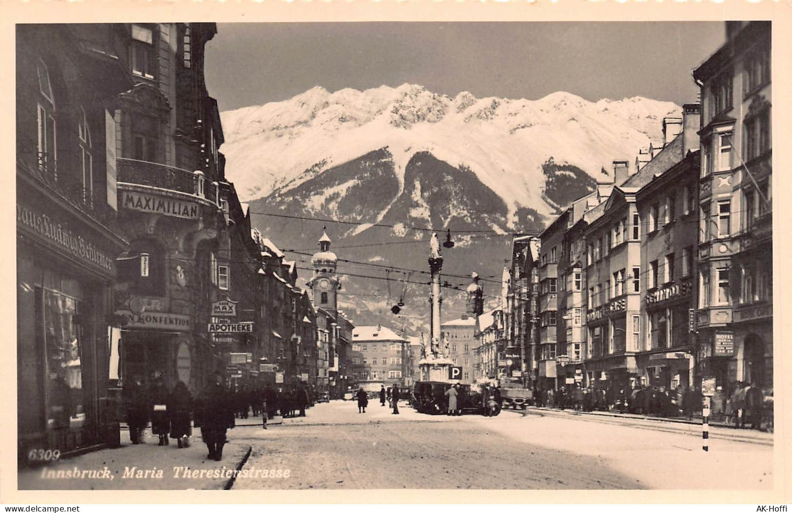 Innsbruck, Maria Theresienstrasse - Tiroler Kunstverlag, Innsbruck, Strasse Der Sudetendeutschen 21 - Innsbruck