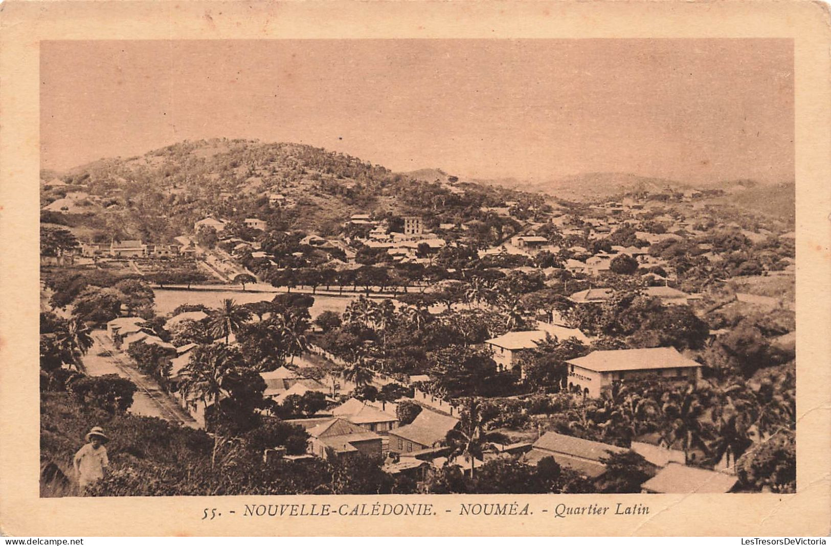 NOUVELLE CALEDONIE - Nouméa - Quartier Latin - Vue Générale - Carte Postale Ancienne - New Caledonia