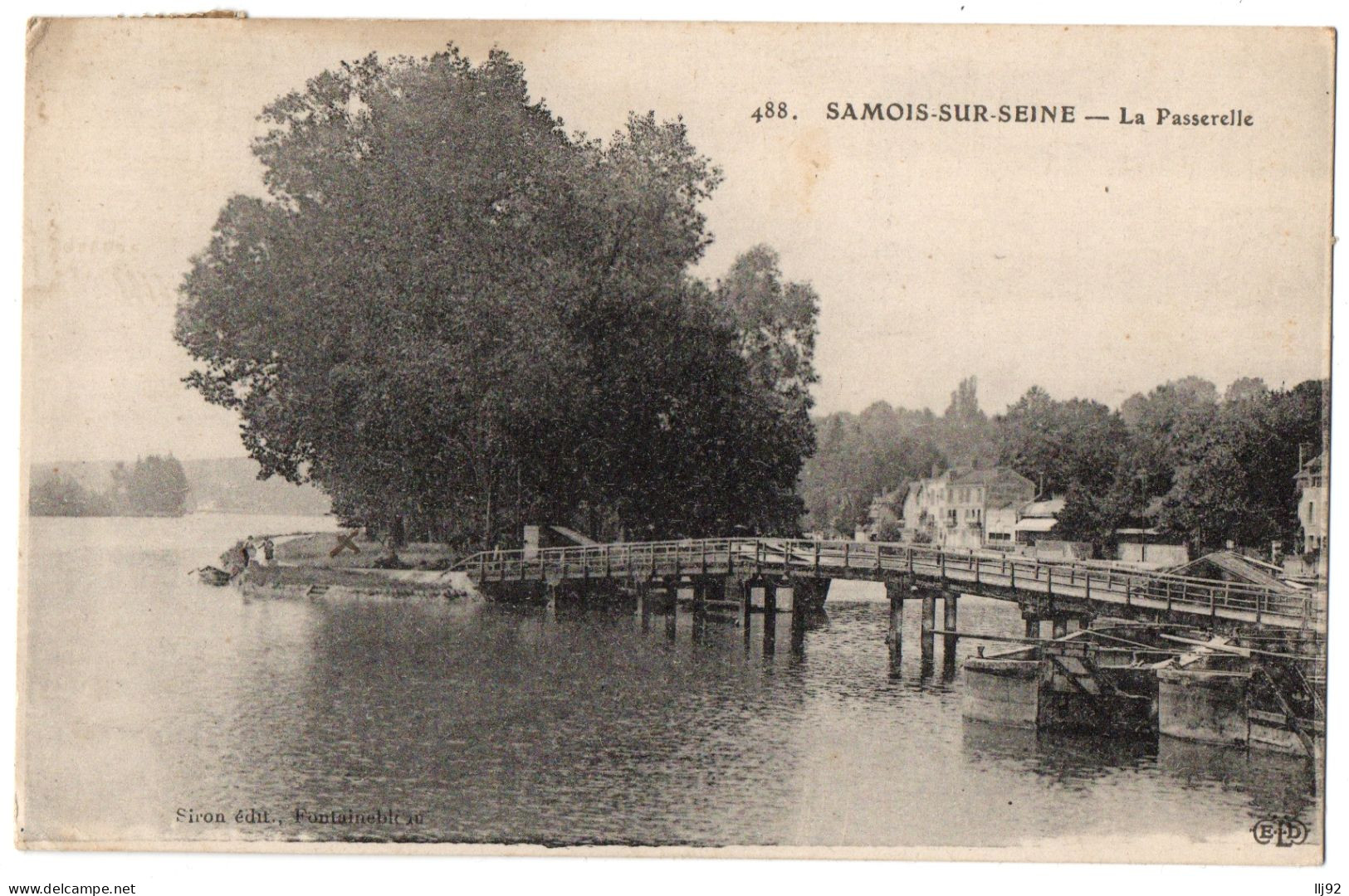 CPA 77 - SAMOIS SUR SEINE (Seine Et Marne) - 488. La Passerelle - ELD - Samois