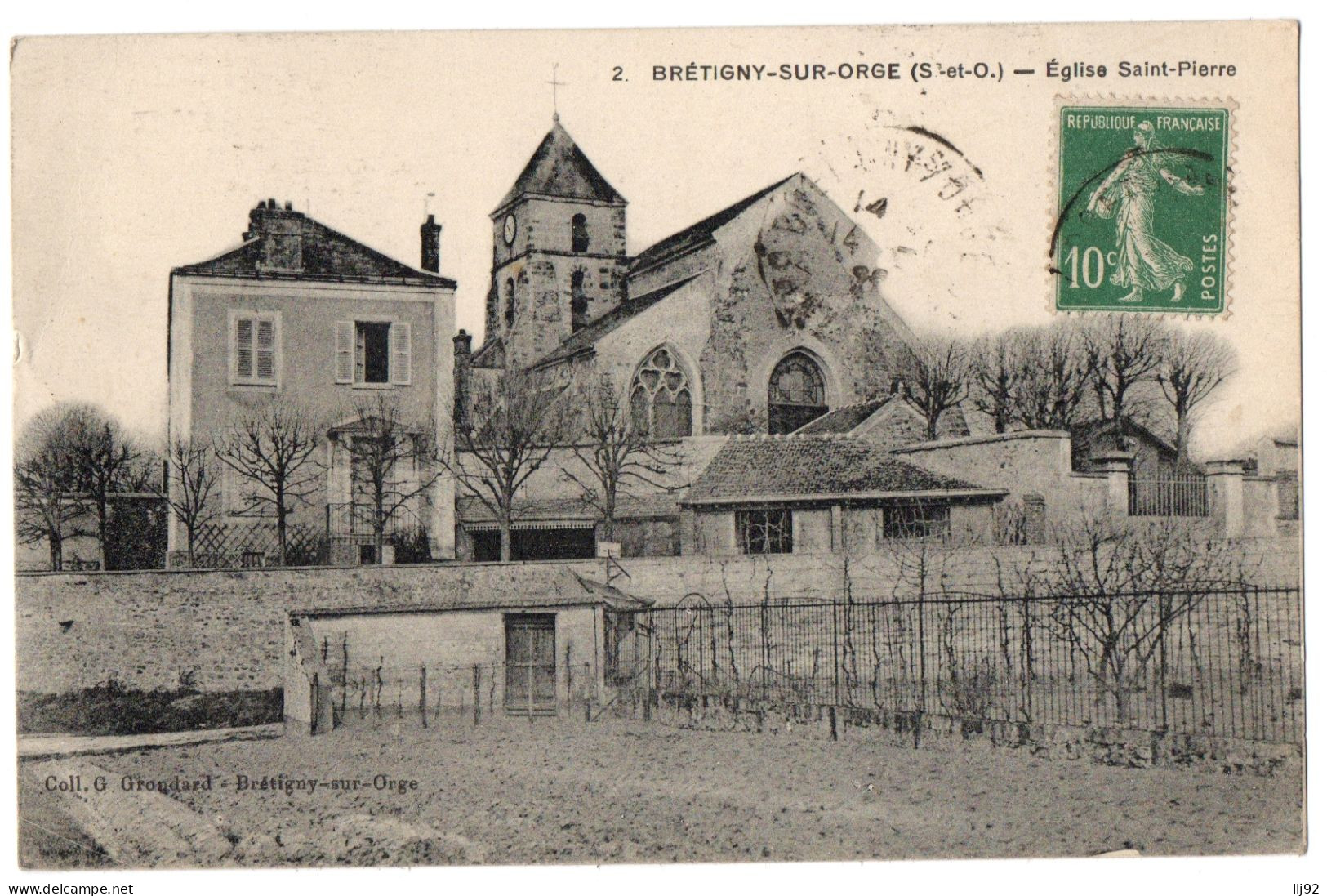 CPA 91 - BRETIGNY SUR ORGE (Essonne) - 2. Eglise Saint-Pierre - Bretigny Sur Orge